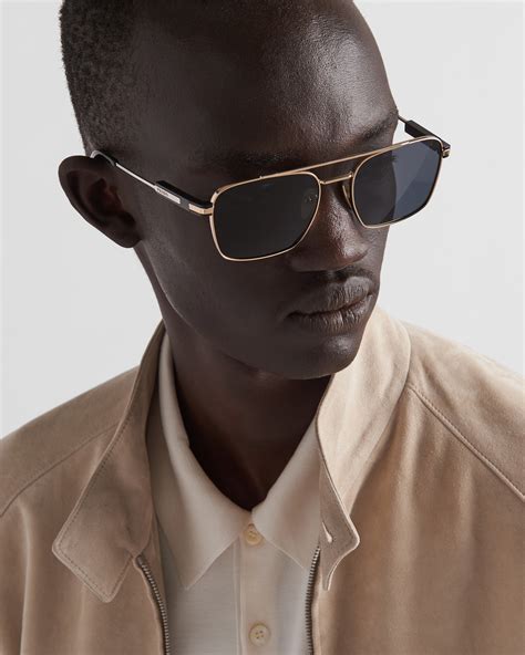 prada sps67n sunglasses|Graphite Lenses Sunglasses With Iconic Metal Plaque .